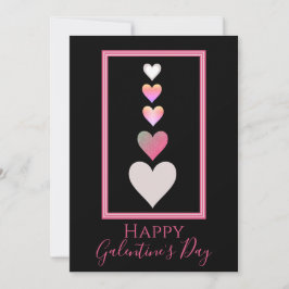 Tarjeta Festiva Feliz Día de Galentine a los mejores corazones de