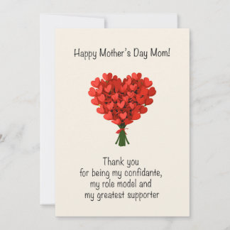 Tarjeta Festiva Feliz día de la madre