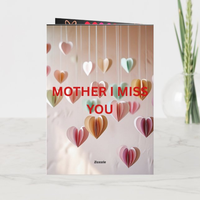 TARJETA FESTIVA FELIZ DÍA DE LA MADRE (Reverso)