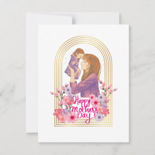 Tarjeta Festiva ¡Feliz día de la madre!