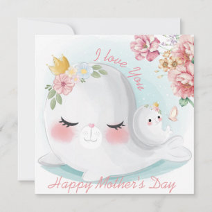 Tarjeta Festiva Feliz Día de la Madre