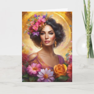 Tarjeta Festiva Feliz Día de la Madre