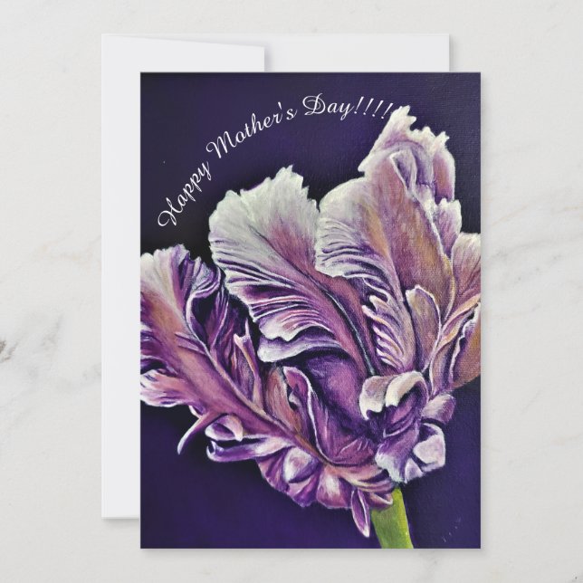 Tarjeta Festiva ¡Feliz Día de la Madre! (Anverso)