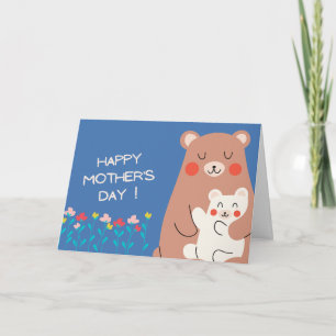 Tarjeta Festiva Feliz día de la madre