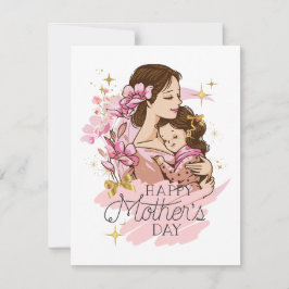 Tarjeta Festiva ¡Feliz Día de la Madre!
