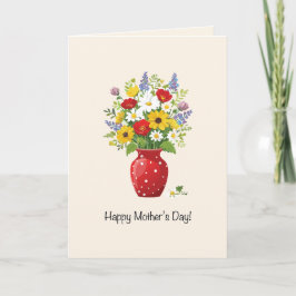 Tarjeta Festiva Feliz Día de la Madre