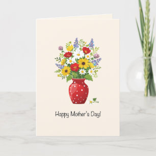 Tarjeta Festiva Feliz Día de la Madre