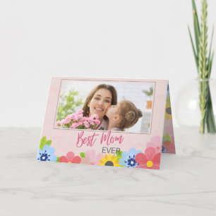 Tarjeta Festiva Feliz Día de la Madre a la mejor MOM de la histori
