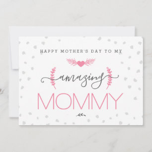 Tarjeta Festiva Feliz Día de la Madre a mi Mami