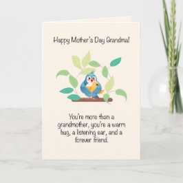 Tarjeta Festiva Feliz Día de la Madre Abuela