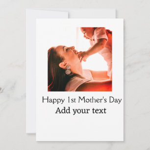 Tarjeta Festiva Feliz Día de la Madre, mejor madre que nunca añada