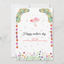 Feliz día de la madre, tarjeta/regalo