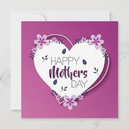 Tarjeta Festiva Feliz Día de las Madres