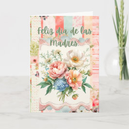 Tarjeta Festiva Feliz Día De Las Madres