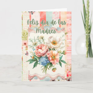 Tarjeta Festiva Feliz Dia de las madres