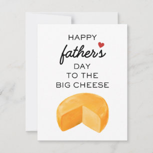 TARJETA FESTIVA FELIZ DÍA DE LOS PADRES AL GRAN QUESO