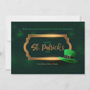 Tarjeta Festiva Feliz Día de San Patricio