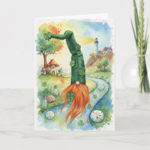 Tarjeta Festiva Feliz día de San Patricio 