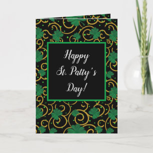 Tarjeta Festiva Feliz día de San Patricio     