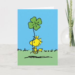 Tarjeta Festiva Feliz día de San Patricio Woodstock