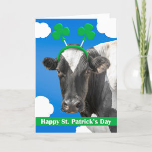 Tarjeta Festiva Feliz Día de San Patrón para cualquiera de las vac