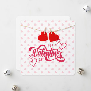 Tarjeta Festiva Feliz Día de San Valentín