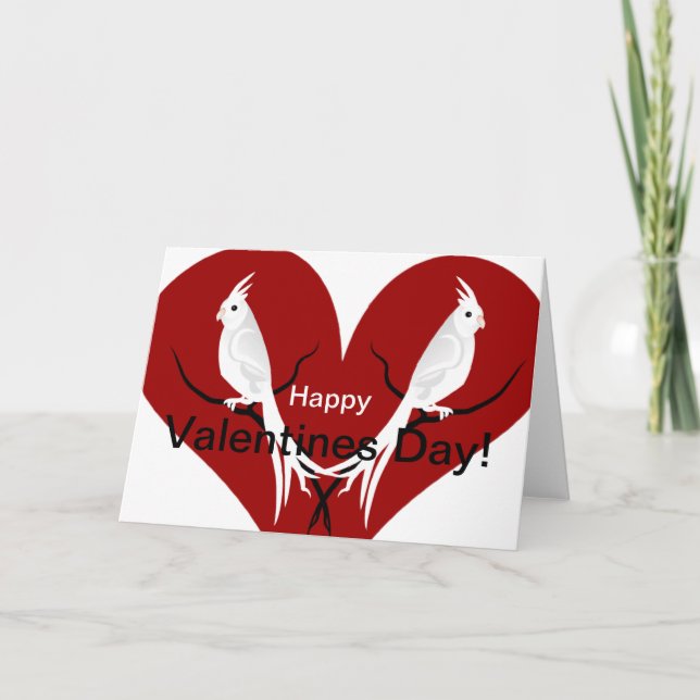 Tarjeta Festiva ¡Feliz Día de San Valentín! (Anverso)