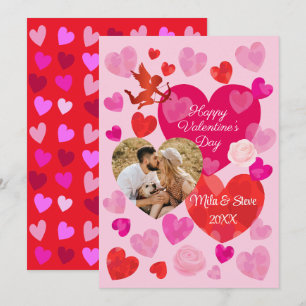 Tarjeta Festiva Feliz día de San Valentín