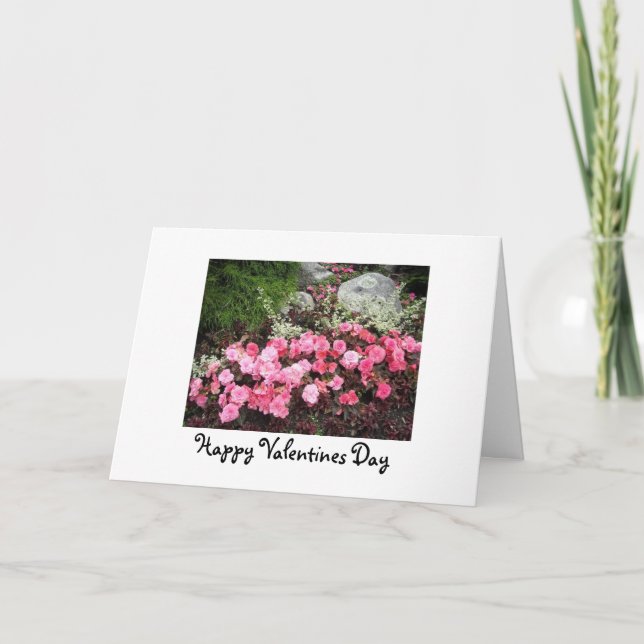 Tarjeta Festiva Feliz Día de San Valentín (Anverso)