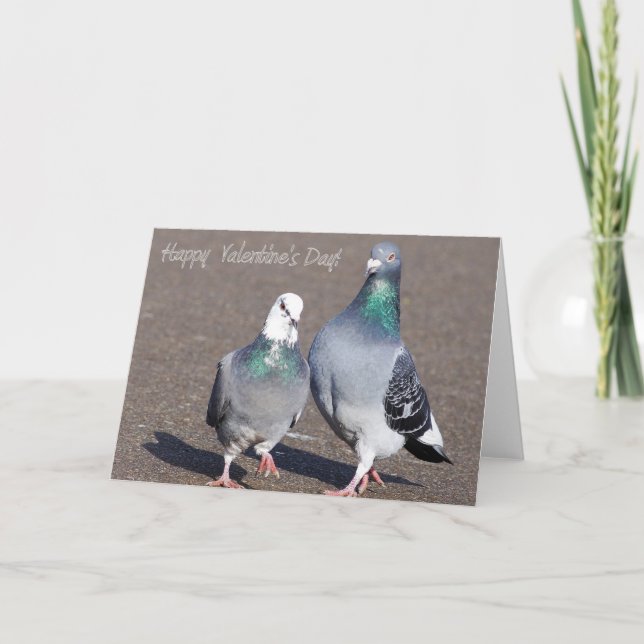 Tarjeta Festiva ¡Feliz Día de San Valentín! (Anverso)