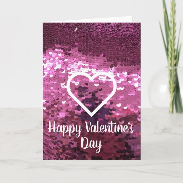 Tarjeta Festiva Feliz Día de San Valentín (Anverso)