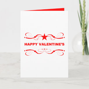 Tarjeta Festiva feliz día de San Valentín