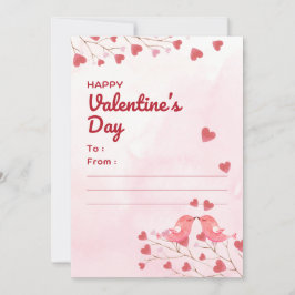 Tarjeta Festiva feliz día de San Valentín