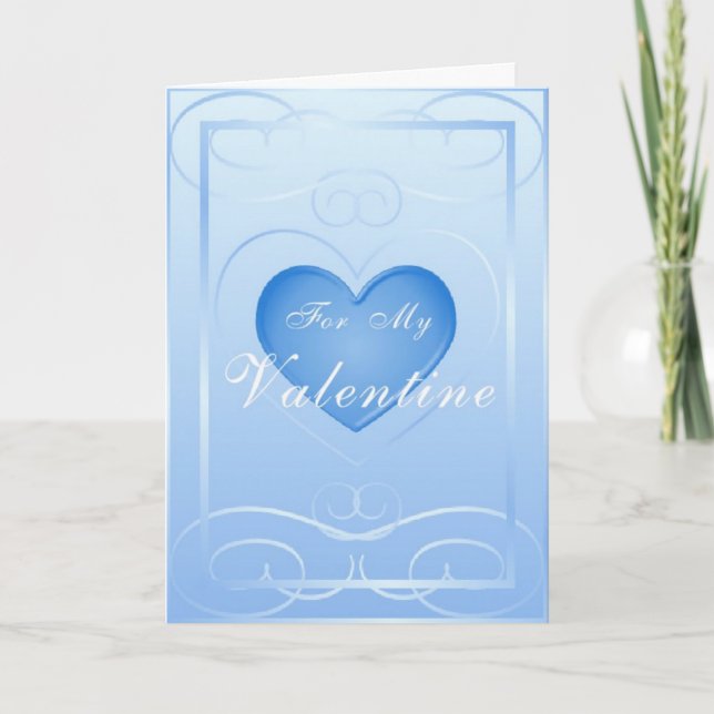 Tarjeta Festiva Feliz Día de San Valentín (Anverso)