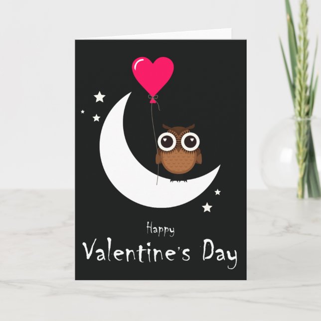 Tarjeta Festiva Feliz día de San Valentín (Anverso)