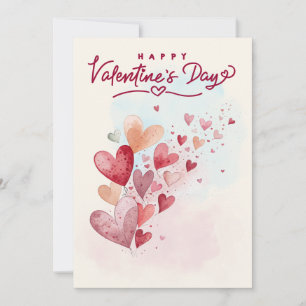Tarjeta Festiva Feliz día de San Valentín