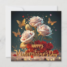 Tarjeta Festiva Feliz día de San Valentín