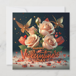 Tarjeta Festiva Feliz día de San Valentín
