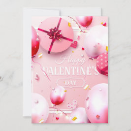 Tarjeta Festiva Feliz Día de San Valentín