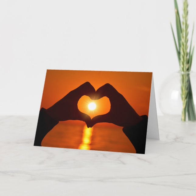 Tarjeta Festiva Feliz Día de San Valentín (Anverso)