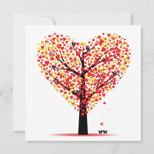 Tarjeta Festiva Feliz Día de San Valentín (Anverso)