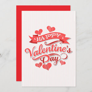Tarjeta Festiva Feliz día de San Valentín