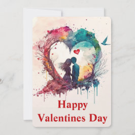 Tarjeta Festiva Feliz Día de San Valentín