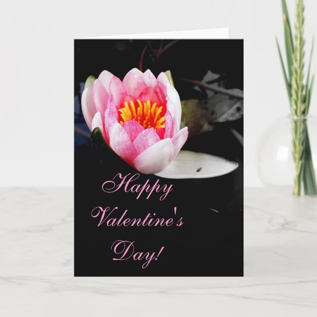 Tarjeta Festiva ¡Feliz Día de San Valentín! (Anverso)