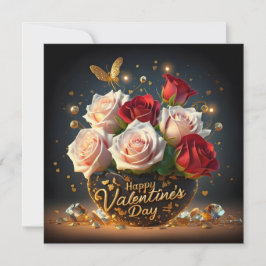 Tarjeta Festiva Feliz día de San Valentín