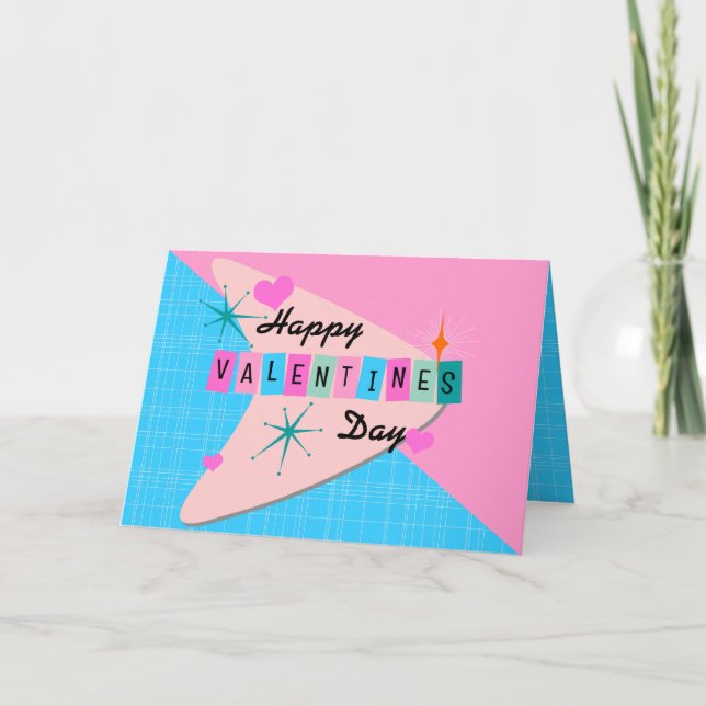 Tarjeta Festiva Feliz día de San Valentín (Anverso)