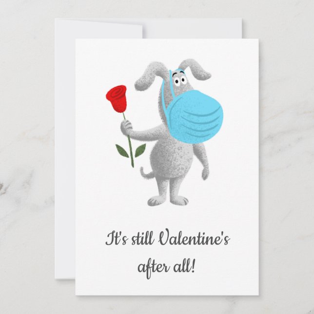 Tarjeta Festiva Feliz Día de San Valentín 2021 (Anverso)
