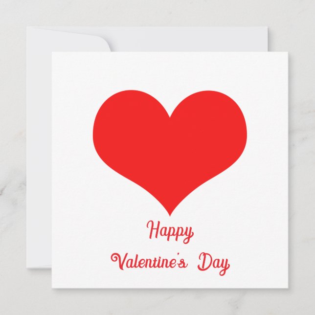 Tarjeta Festiva Feliz Día de San Valentín 2025 Personalizado de co (Anverso)