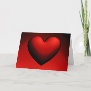 Tarjeta Festiva Feliz Día de San Valentín 3d Heart