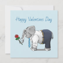 Feliz día de San Valentín a los elefantes